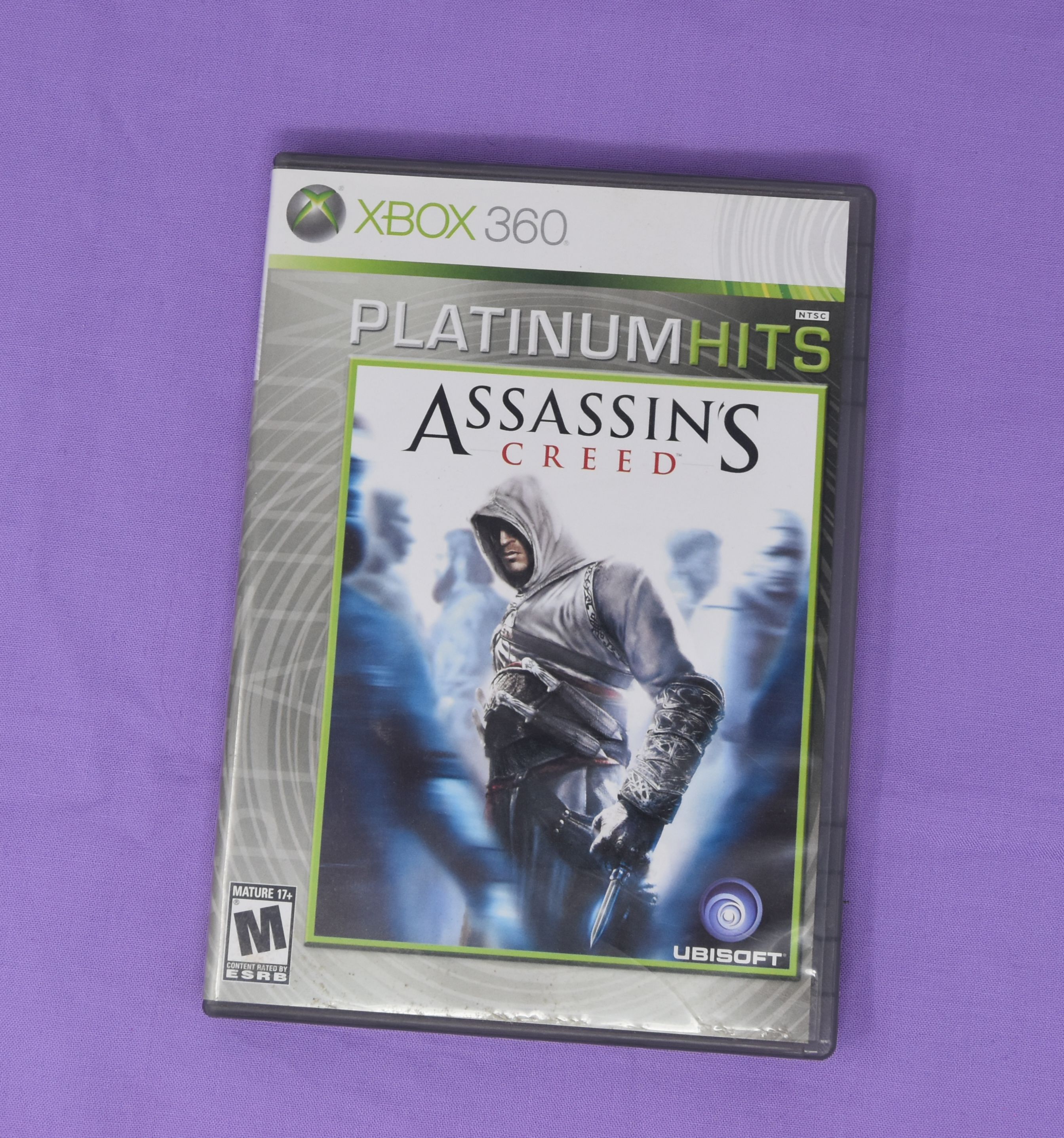 Assassin's Creed, xbox360 - Preowned, case, instruction book, cd (image for) Assassin's Creed, xbox360 - Preowned, case, instruction book, cd