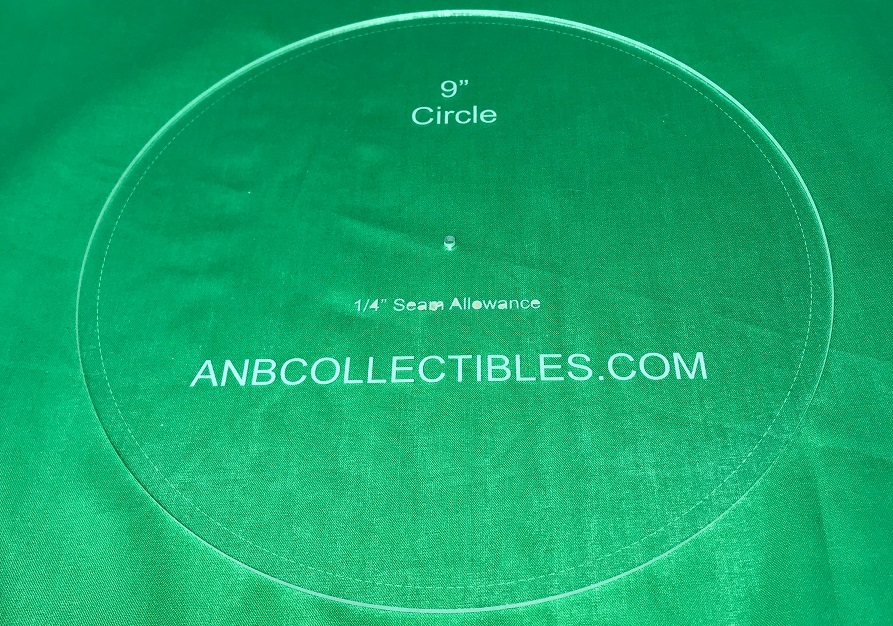 9" Circle Quilting Template 9" Circle Quilting Template